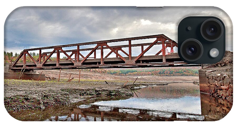 Colebrook iPhone Case featuring the photograph Ghost Bridge - Colebrook Reservoir by Tom Cameron