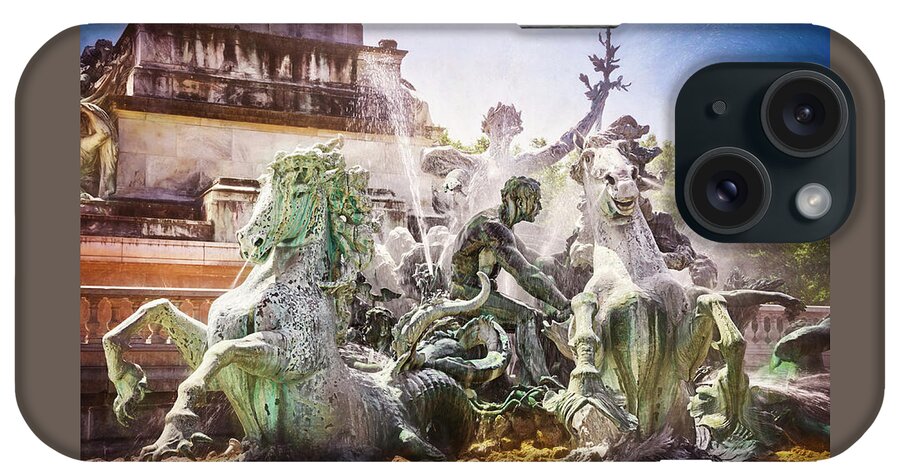 Bordeaux iPhone Case featuring the photograph Girondins Fountain Bordeaux France by Carol Japp