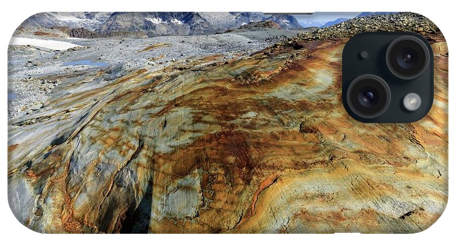 Glacial Striations iPhone Case featuring the photograph Glacial Striations On Serpentinite by Dr Juerg Alean/science Photo Library