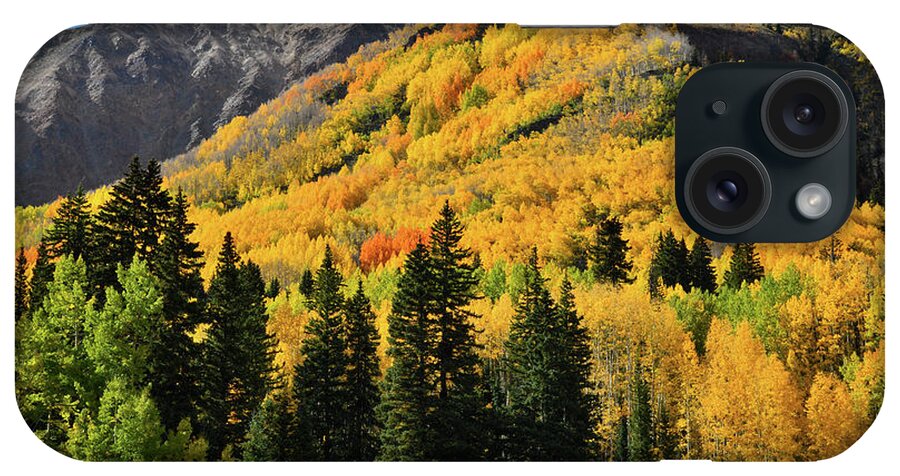 Colorado iPhone Case featuring the photograph Golden Hillsides Along Million Dollar Highway by Ray Mathis
