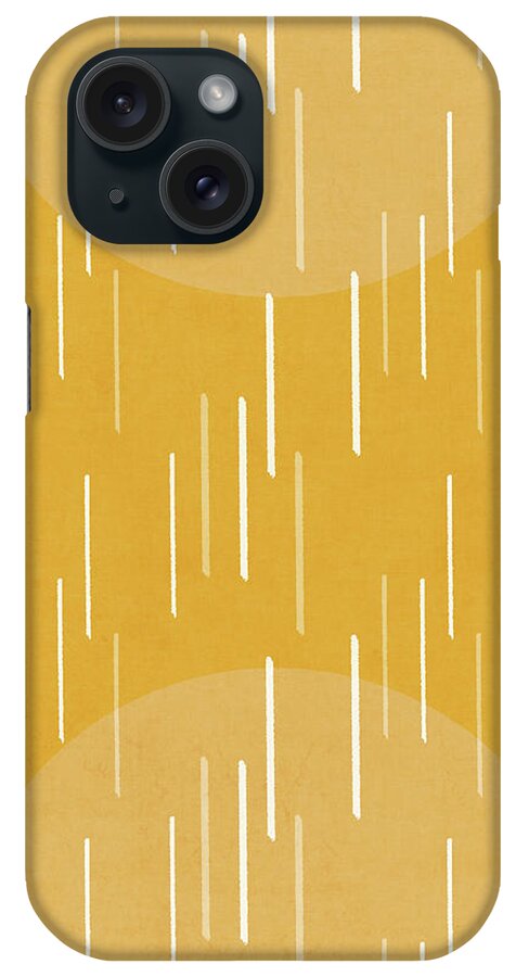 Modern iPhone Case featuring the digital art Golden Hour- Art by Linda Woods by Linda Woods