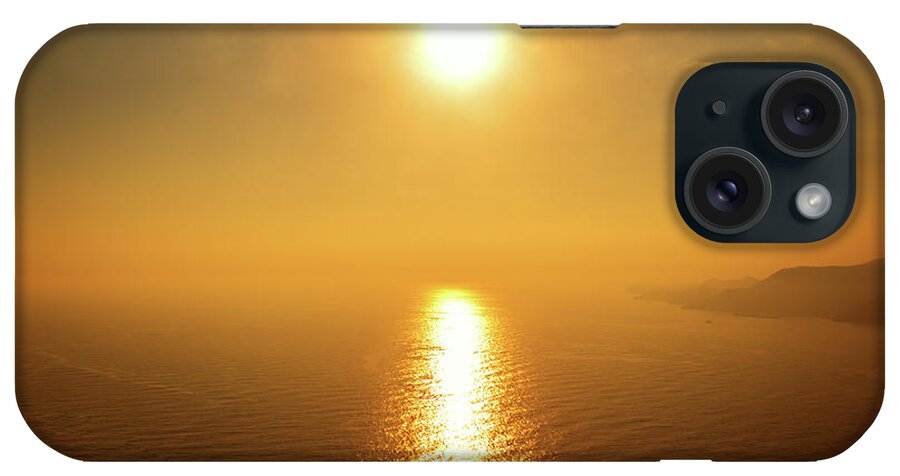Sunset iPhone Case featuring the photograph Golden sunset in Alanya by Sun Travels