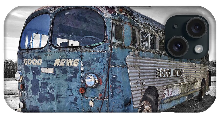 Bus iPhone Case featuring the photograph Good News Still Travels by Andrea Platt