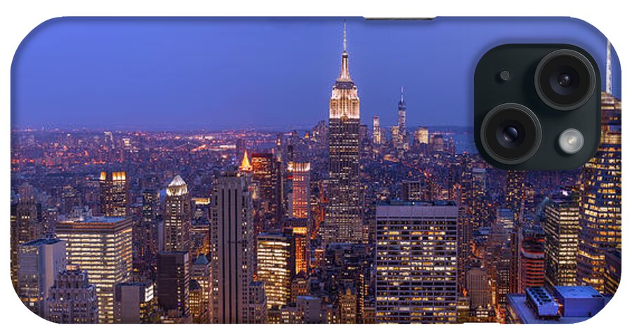 Gotham City Pano iPhone Case featuring the photograph Gotham City Pano by Moises Levy