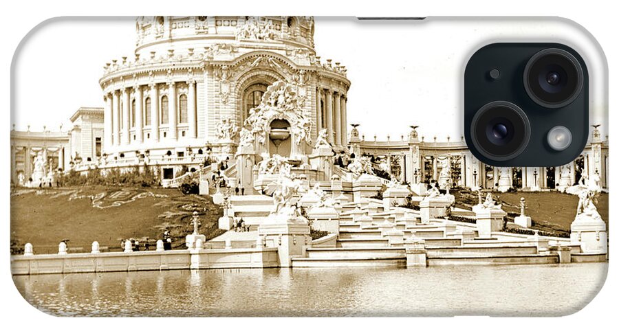 Grand Basin iPhone Case featuring the photograph Grand Basin and Festival Hall, 1904 World's Fair by A Macarthur Gurmankin
