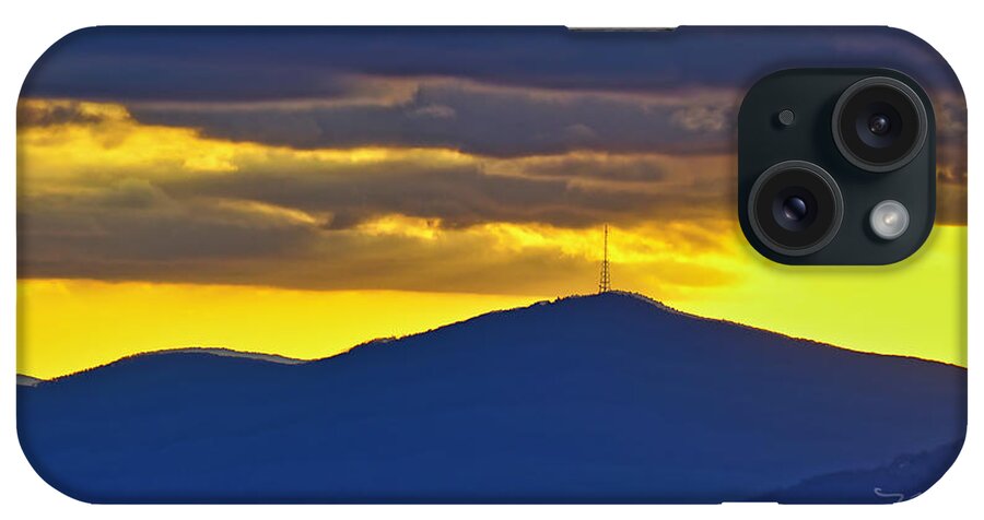 Grandmother Mountain iPhone Case featuring the photograph Grandmother Mountain Sunset by Meta Gatschenberger