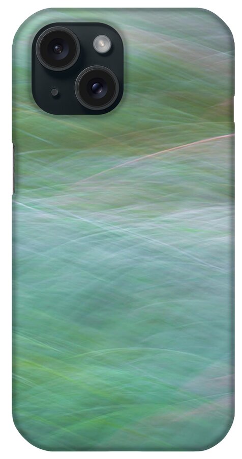 Abstract iPhone Case featuring the photograph Grasses by Brad Bellisle