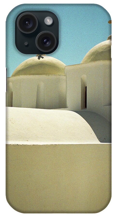 Greek Culture iPhone Case featuring the photograph Greek Chapel, Vertical by Deimagine