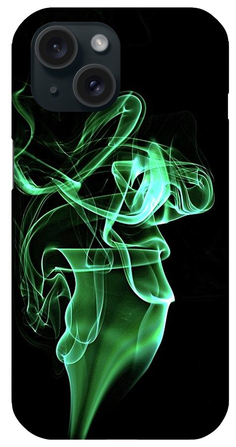Smoke iPhone Case featuring the photograph Green smoke by Martin Smith