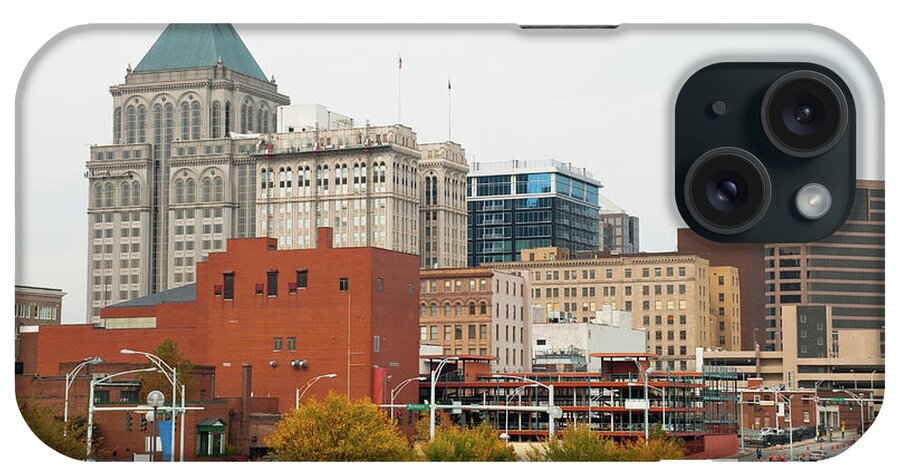 North Carolina iPhone Case featuring the photograph Greensboro, Nc Skyline by Davel5957
