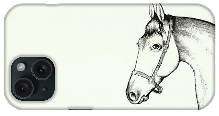 Art iPhone Case featuring the photograph Grey Horse by Dressage Design