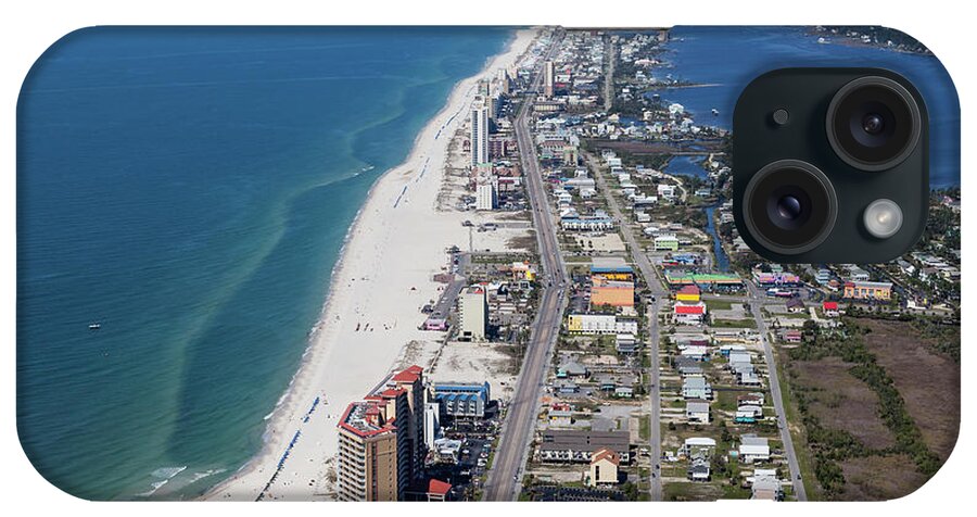 Gulf Shores iPhone Case featuring the photograph Gulf Shores 7124N by Gulf Coast Aerials -
