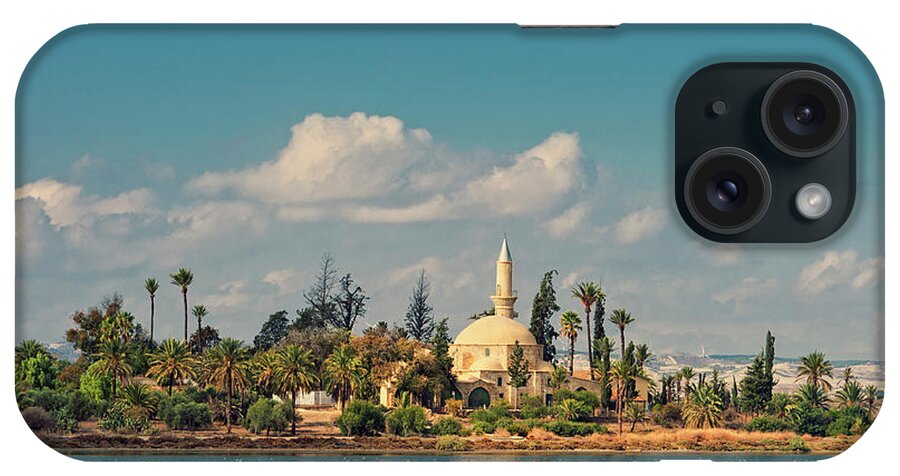 Tranquility iPhone Case featuring the photograph Hala Sultan Tekke Mosque by © Allard Schager