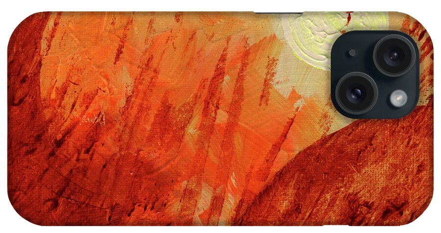 Harvest Moon iPhone Case featuring the painting Harvest Moon by Marion Rose