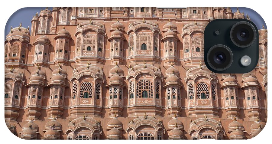 Arch iPhone Case featuring the photograph Hawa Mahal At Jaipur by Geetesh Bajaj