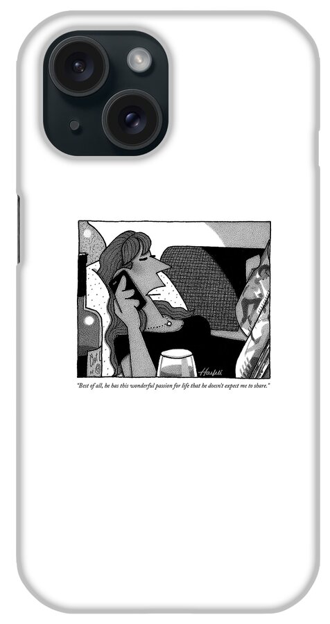 He Has This Wonderful Passion For Life iPhone Case