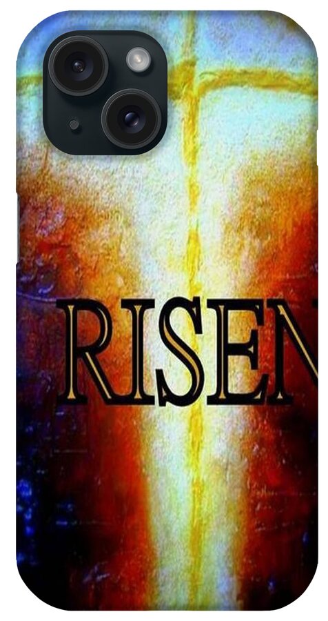 Christ iPhone Case featuring the painting He Is Risen by J Richey