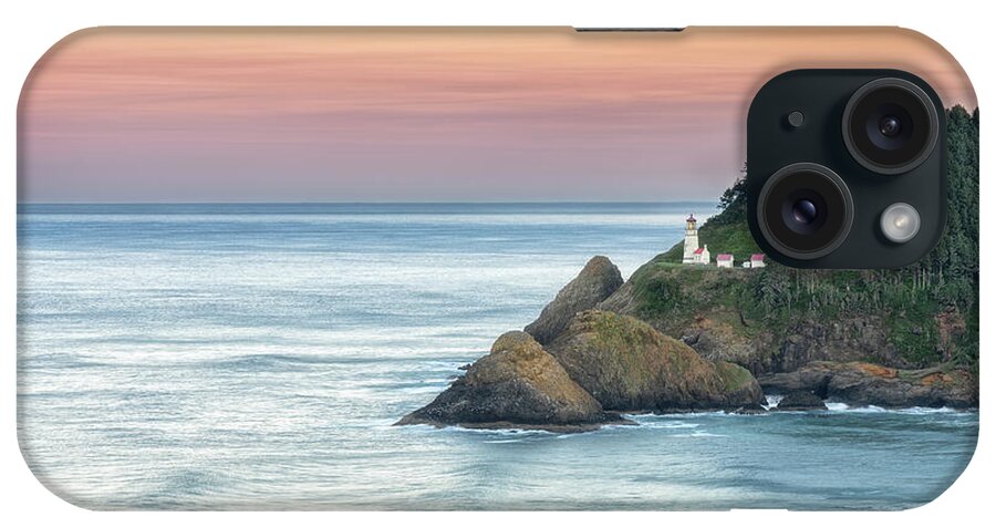 Landscape iPhone Case featuring the photograph Heceta Lighthouse by Russell Pugh