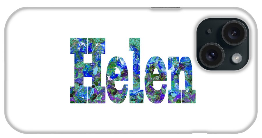 Helen iPhone Case featuring the digital art Helen by Corinne Carroll