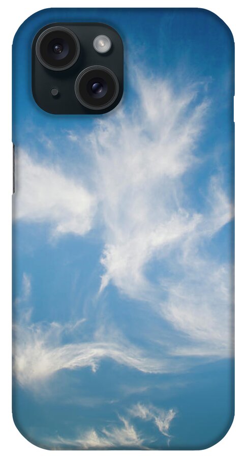 Montana iPhone Case featuring the photograph High Altitude Cirrus Intortus Clouds In by Laurance B. Aiuppy