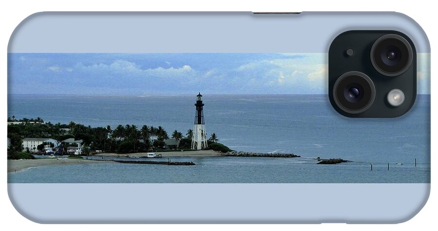 Hillsboro iPhone Case featuring the photograph Hillsboro Lighthouse August Landscape by Corinne Carroll