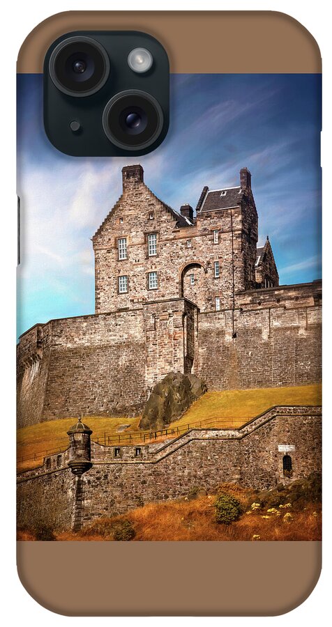 Edinburgh Castle iPhone Case featuring the photograph Historic Edinburgh Castle Scotland by Carol Japp