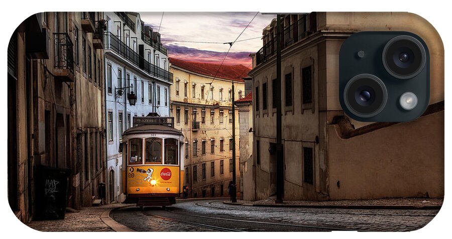Tram28 iPhone Case featuring the photograph Historic tram by Jorge Maia