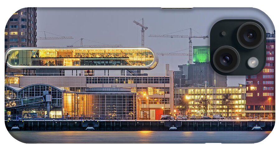 Architecture iPhone Case featuring the photograph Holland Amerika Quay, Rotterdam by Frans Blok