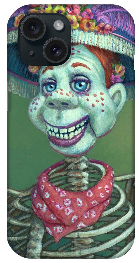 Howdy Doody iPhone Case featuring the painting Howdy Dead Doody by James W Johnson