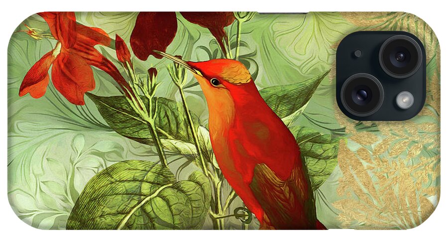 Hummingbird Red iPhone Case featuring the photograph Hummingbird Red by Cora Niele