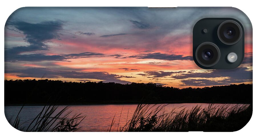 Photograph iPhone Case featuring the photograph Huntington Sunset by Kathy Strauss