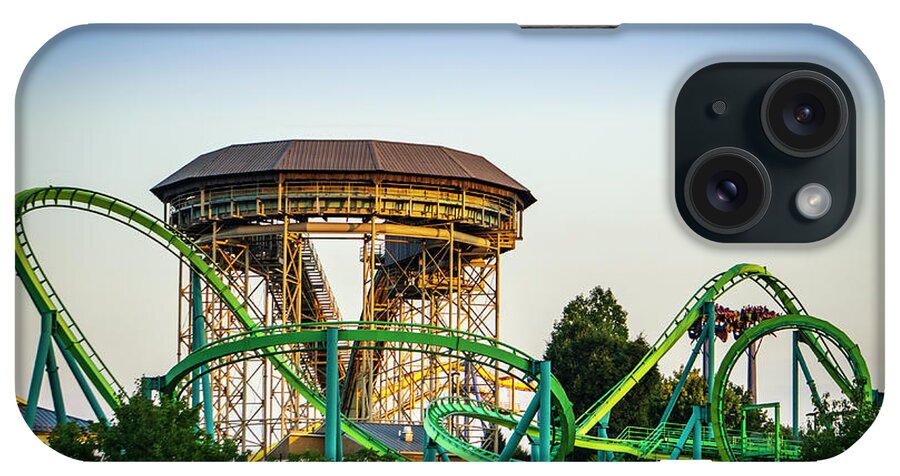 Roller Coaster iPhone Case featuring the photograph Inversions by Jason Fink