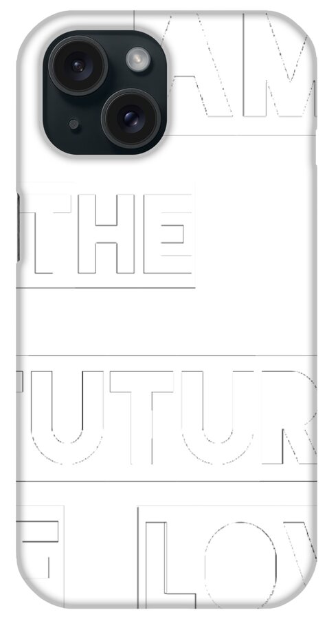 Art iPhone Case featuring the painting I Am The Future Of Love by Clayton Singleton