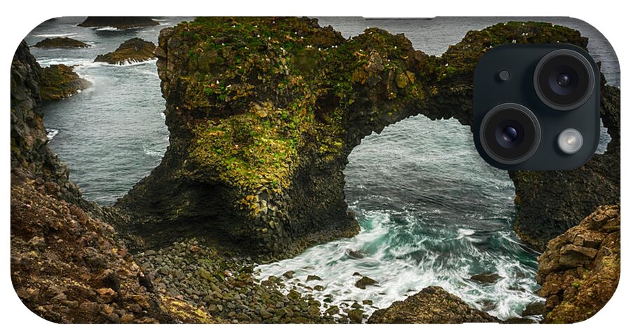 Iceland iPhone Case featuring the photograph Icelandic Sea Arch by Amanda Jones
