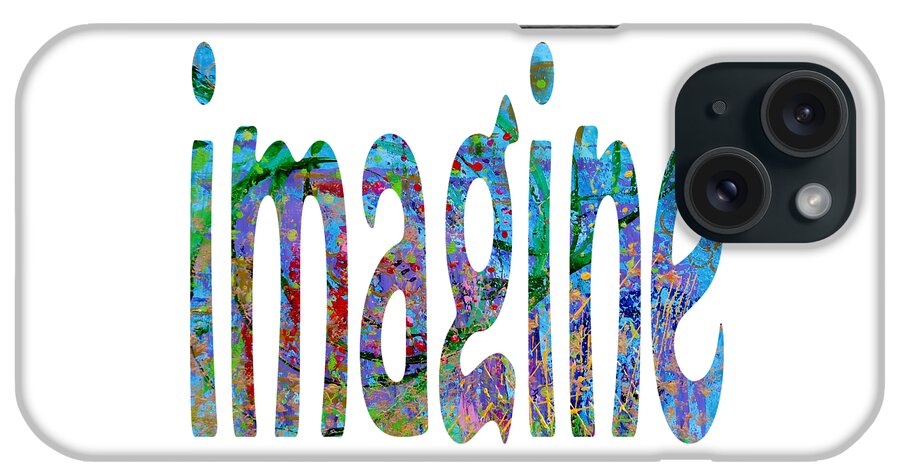 Imagine iPhone Case featuring the painting Imagine 1006 by Corinne Carroll
