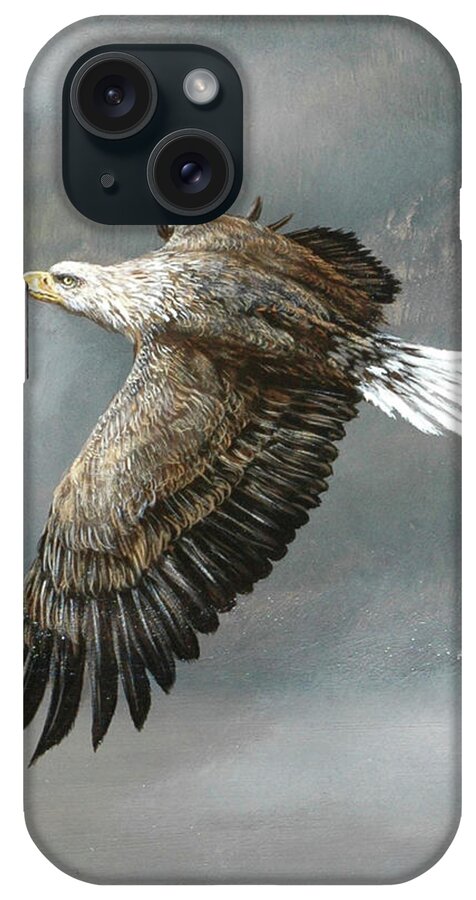 Wildlife iPhone Case featuring the painting In Flight by Trevor V. Swanson