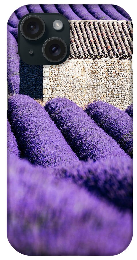 Provence iPhone Case featuring the photograph In Purple by Francesco Riccardo Iacomino