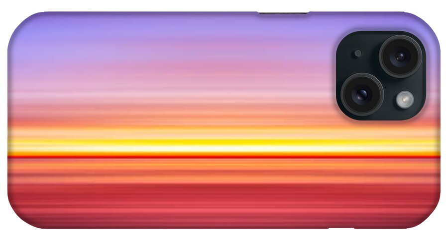 India iPhone Case featuring the photograph India Colors - Abstract Wide Sunset 3 by Stefano Senise