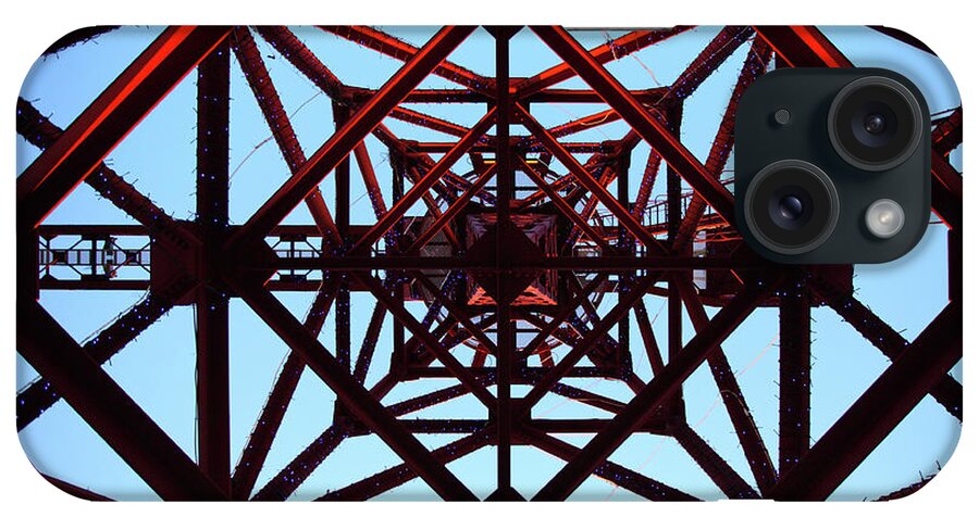 Built Structure iPhone Case featuring the photograph Inside Tower Of Crane by Masahiro Hayata