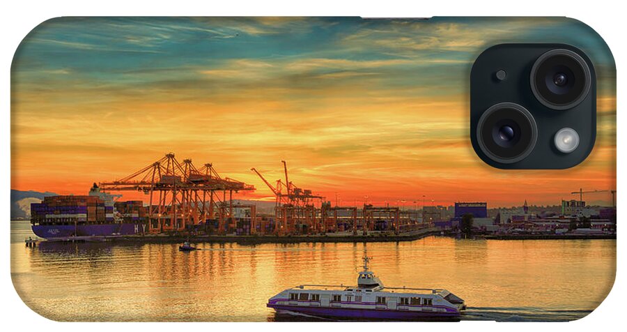 British Columbia iPhone Case featuring the photograph Intermodal Sunrise by Briand Sanderson