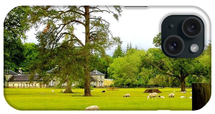Sheep iPhone Case featuring the photograph Inveraray, Scotland by Lessandra Grimley