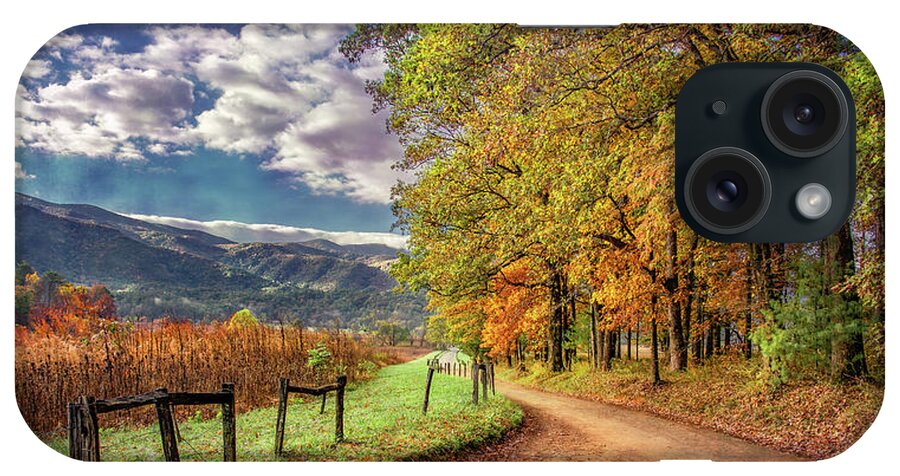 Cades Cove iPhone Case featuring the photograph It's Finally Fall by Marcy Wielfaert