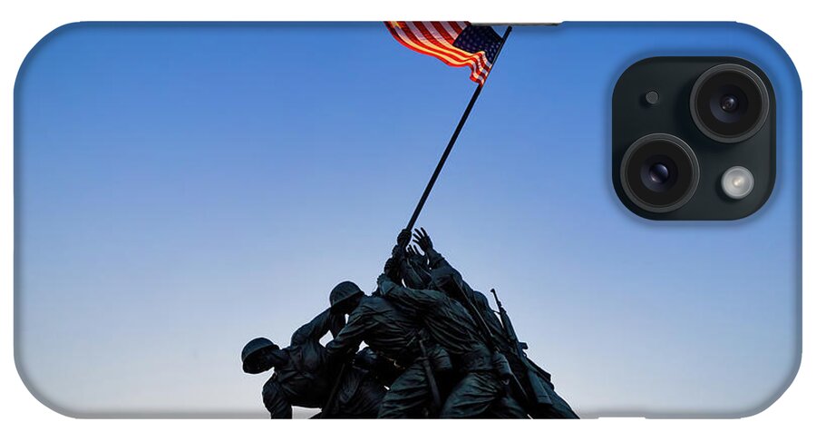 Arlington iPhone Case featuring the photograph Iwo Silhouette by Bill Chizek