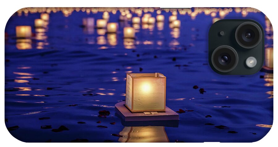 Honolulu iPhone Case featuring the photograph Japanese Floating Lanterns by Julie Thurston