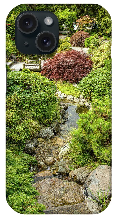 Landscapes iPhone Case featuring the photograph Japanese Garden-2 by Claude Dalley