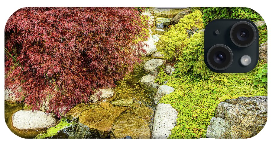 Landscapes iPhone Case featuring the photograph Japanese Garden-4 by Claude Dalley