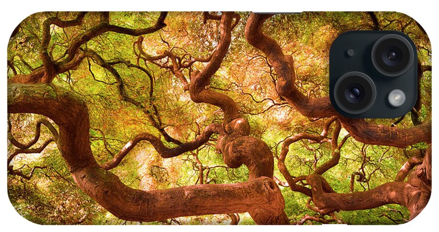 Japanese Maple iPhone Case featuring the photograph Japanese Maple 1 by Moises Levy