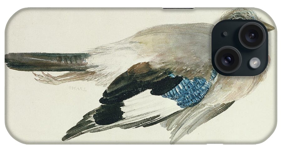 Jay Bird iPhone Case featuring the painting Jay, From The Farnley Book Of Birds By Turner by Joseph Mallord William Turner