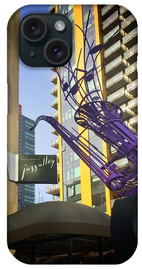 Jazz iPhone Case featuring the photograph Jazz Alley Seattle by Jerry Abbott