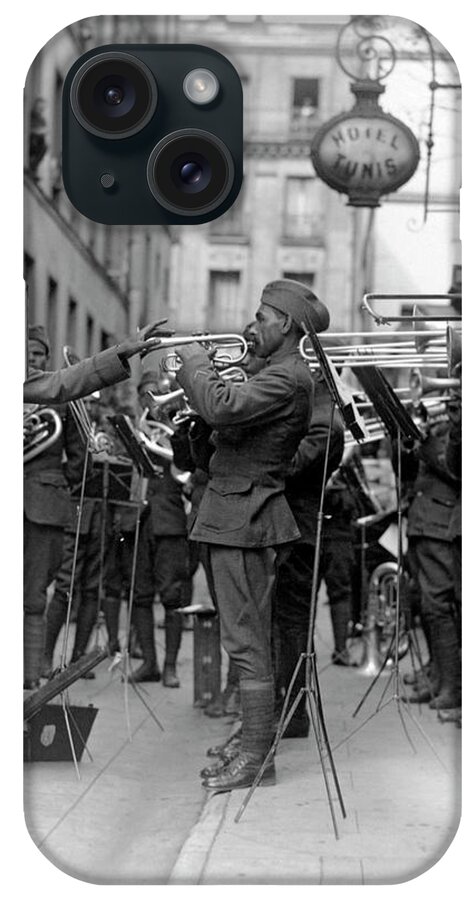 1910s iPhone Case featuring the photograph Jazz For Wounded Soldiers by Underwood Archives